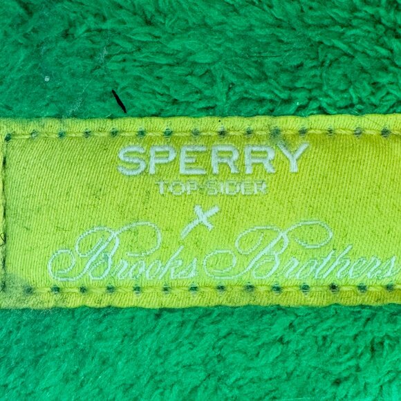 Very preppy! SPERRY x Brooks Brothers LOVE Slip-On Sneakers Size 8 - Picture 3 of 8
